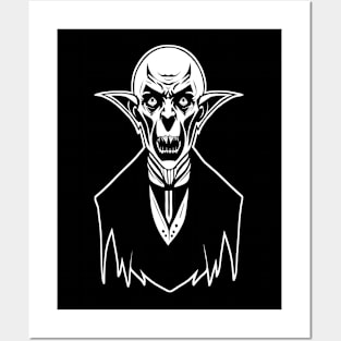 Nosferatu Black version Posters and Art